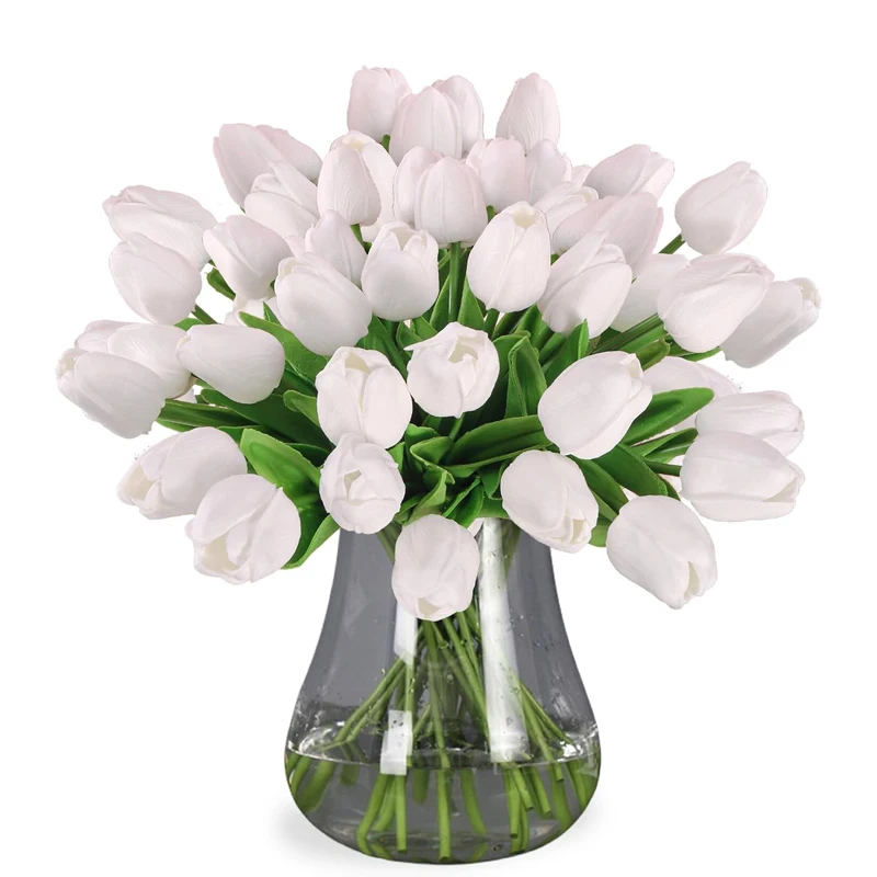 3/5Pcs Tulip Artificial Flowers Real Touch Tulips PE Foam Fake Flower Wedding Centerpieces Home Party Valentine's Day Decoration