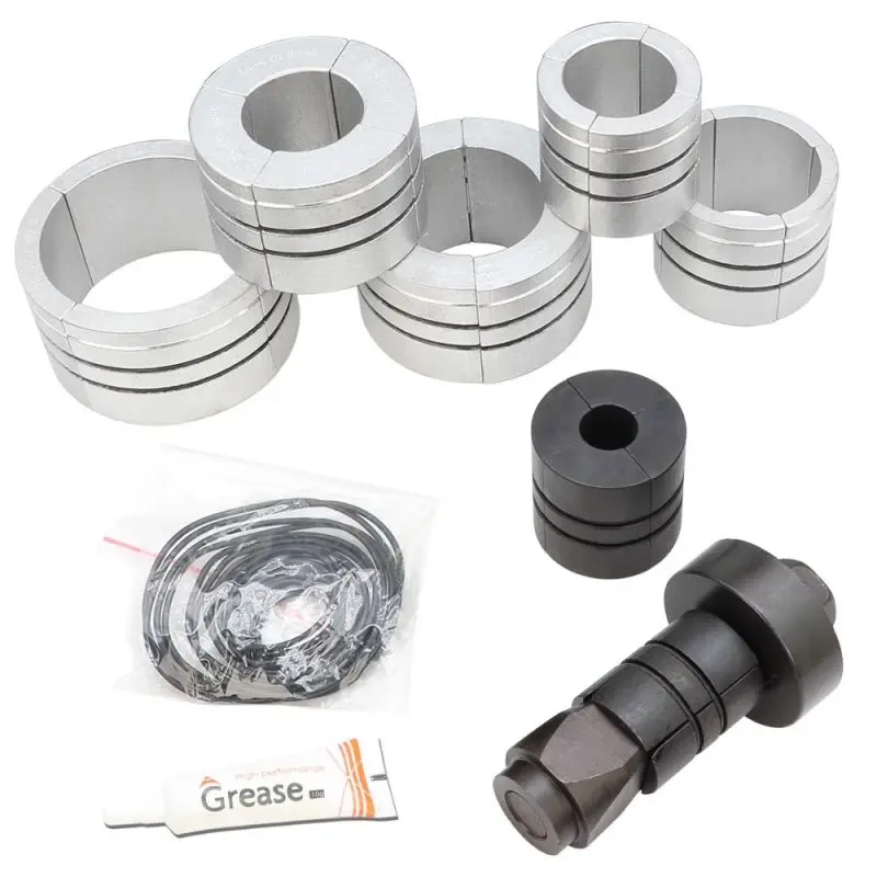 

Обновленная 7-компонентная гидравлическая развертка для выхлопной трубы, инструмент для расширения выхлопной трубы автомобиля и мотоцикла, инструмент общего назначения