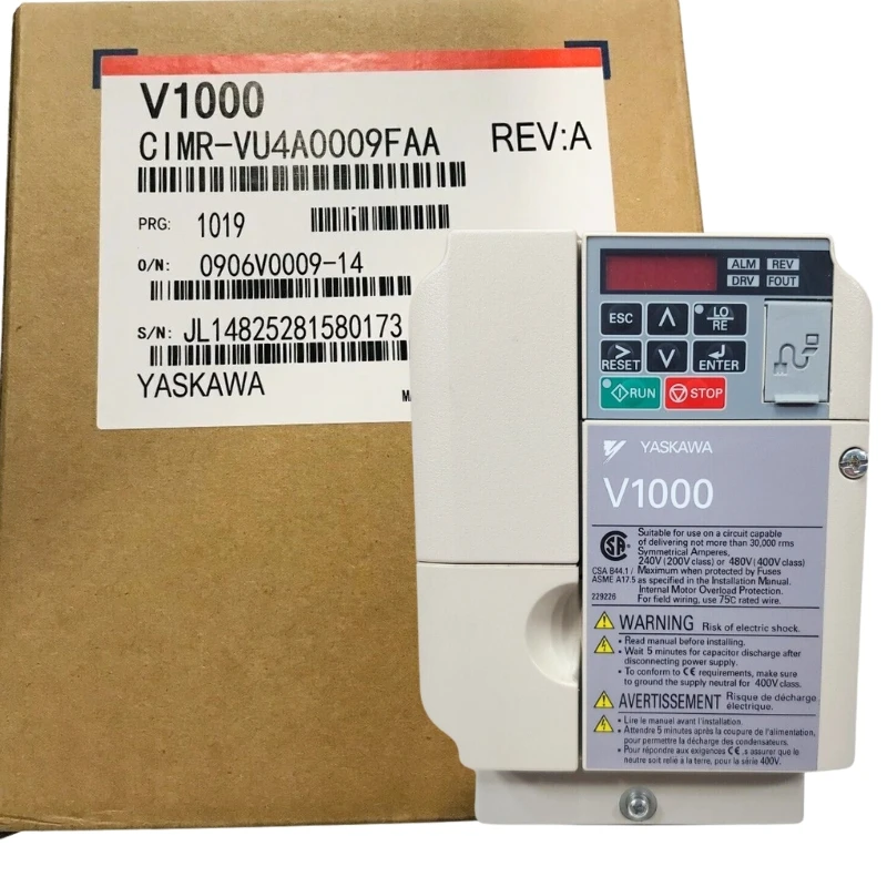 Original Yaskawa CIMR-VU4A0009FAA Frequency Inverter Expedited Delivery