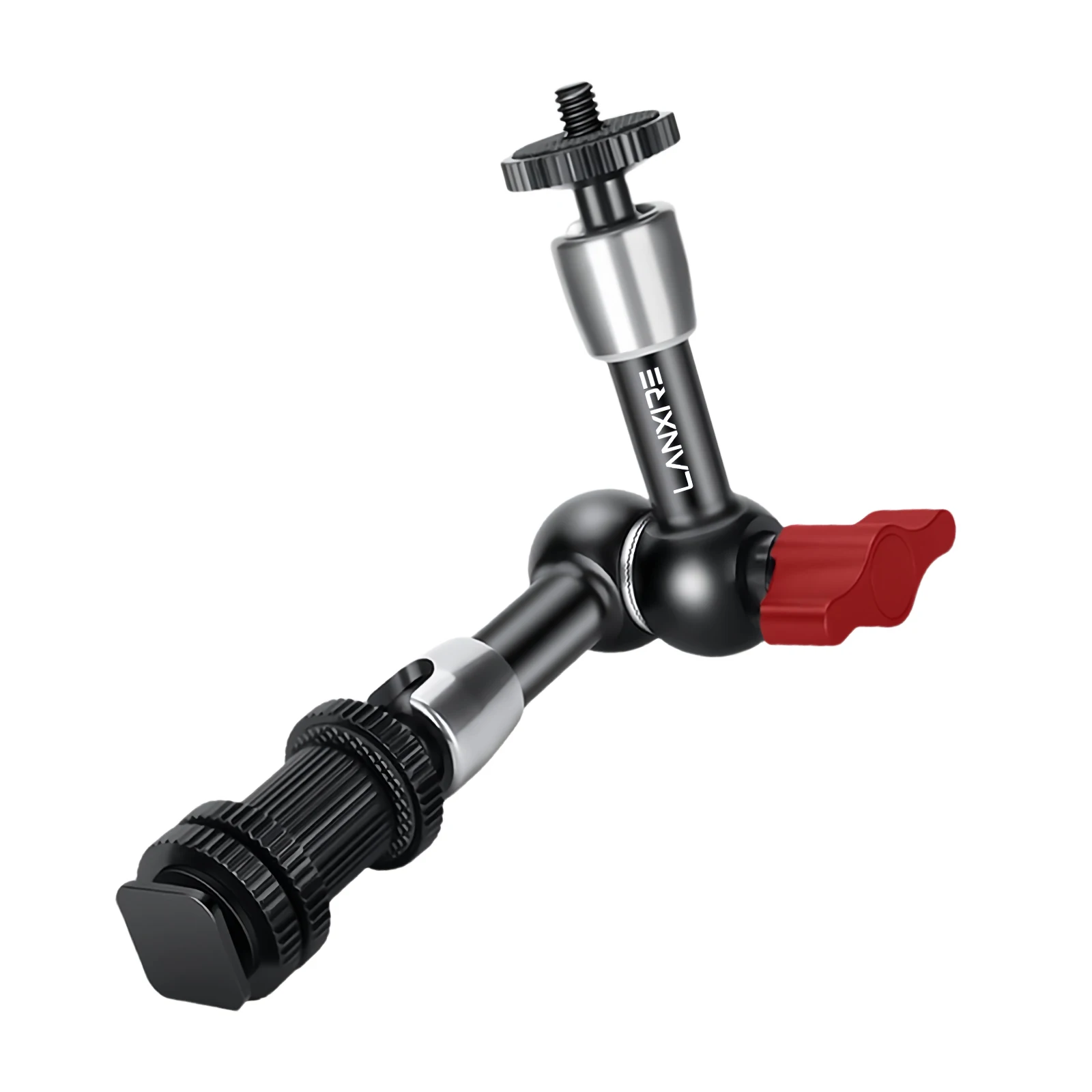 

Lanxire 7 Inches Adjustable Articulating Magi Arm with 1/4'' Screw and Cold Shoe Mount for Camera Monitor LED Light Flash Microp