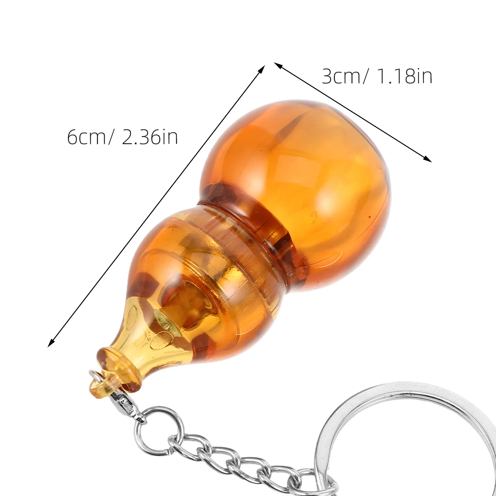 Spiral Finger Slider Gourd Keychain Fidget Anxiety Relief Stress Relieving Silent Key Chain Adults Teens Fidget Toys Keychain