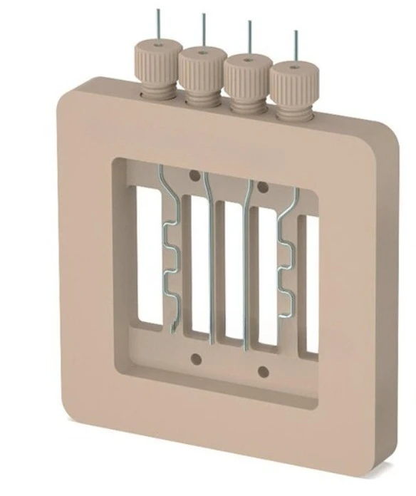 

Four Electrode Test Fixture For Ionic And Proton Conductivity Measurement Laboratory Testing Accessory