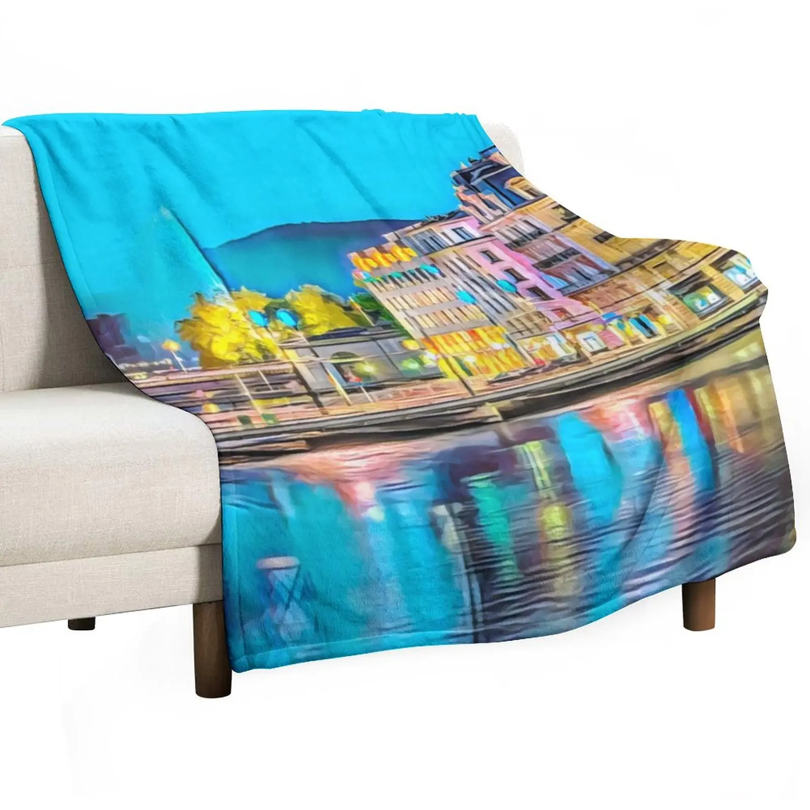 Geneva Throw Blanket Camping heavy to sleep Soft Blankets