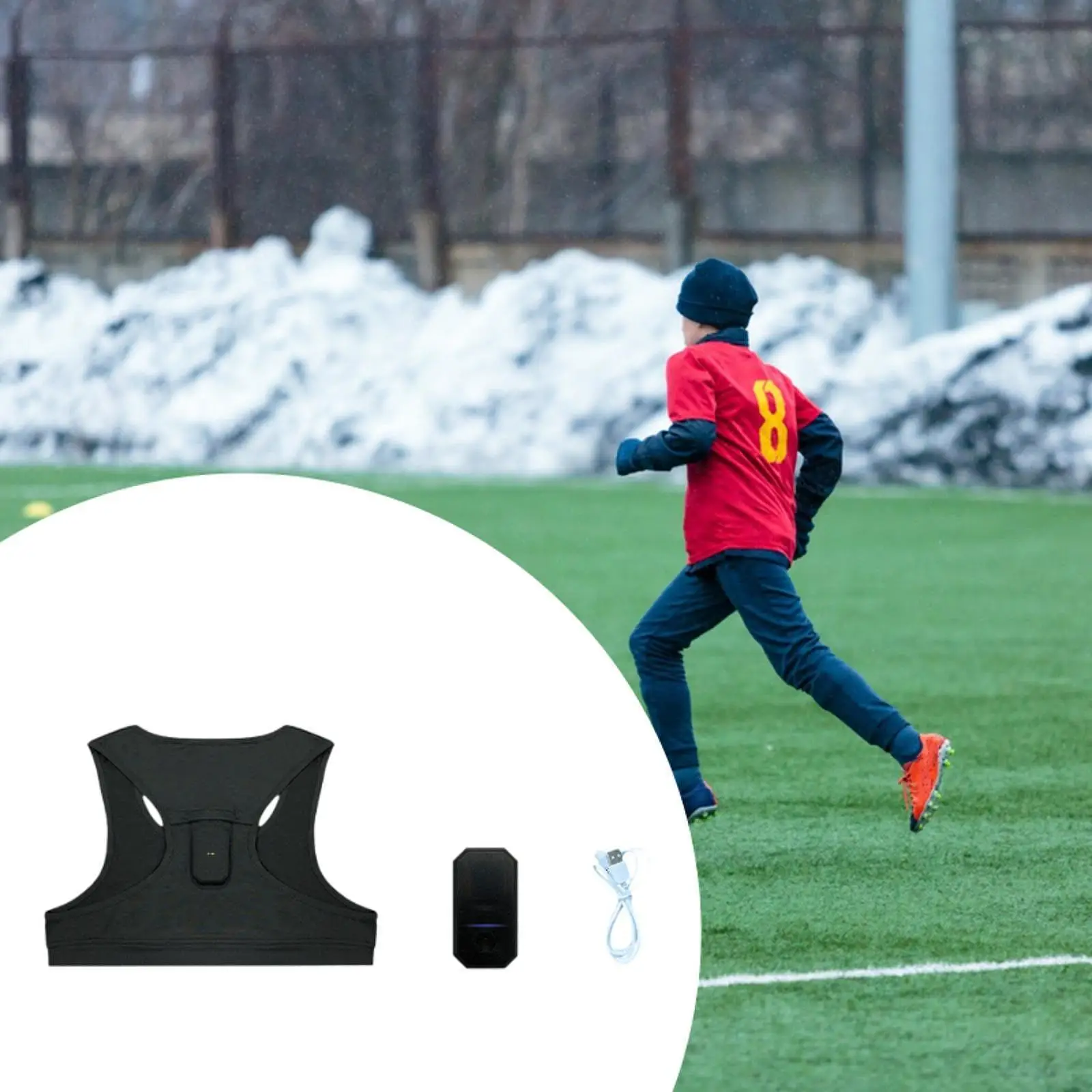 Football Tracker Vest Training Equipment Tracker Stat Tracker Vest Professional for Outdoor Activities Soccer Activity Men Women