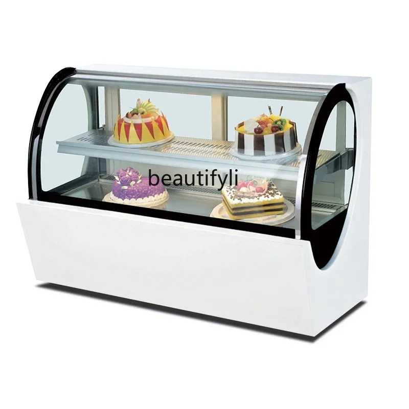 

Z189 A06 Столешница, витрина для торта, холодильник для фруктовых десертов, напитков, коммерческая небольшая морозильная камера