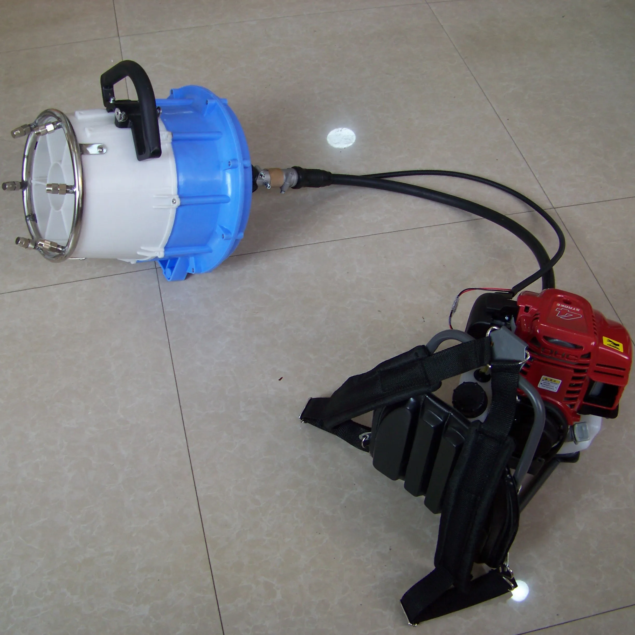 Knapsack spray orchard sprayer fuel driven
