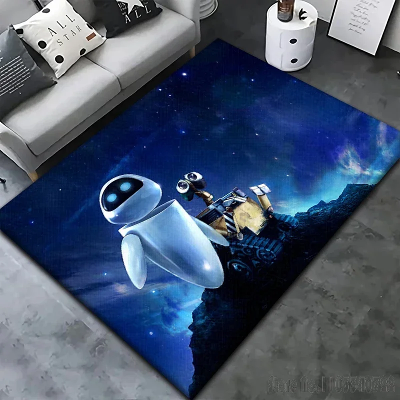 Robot WALL-E Cartoon Rug Carpets 120x160cm Decor for Living Room Children's Bedroom Sofa Bathroom Kids Floor Mat