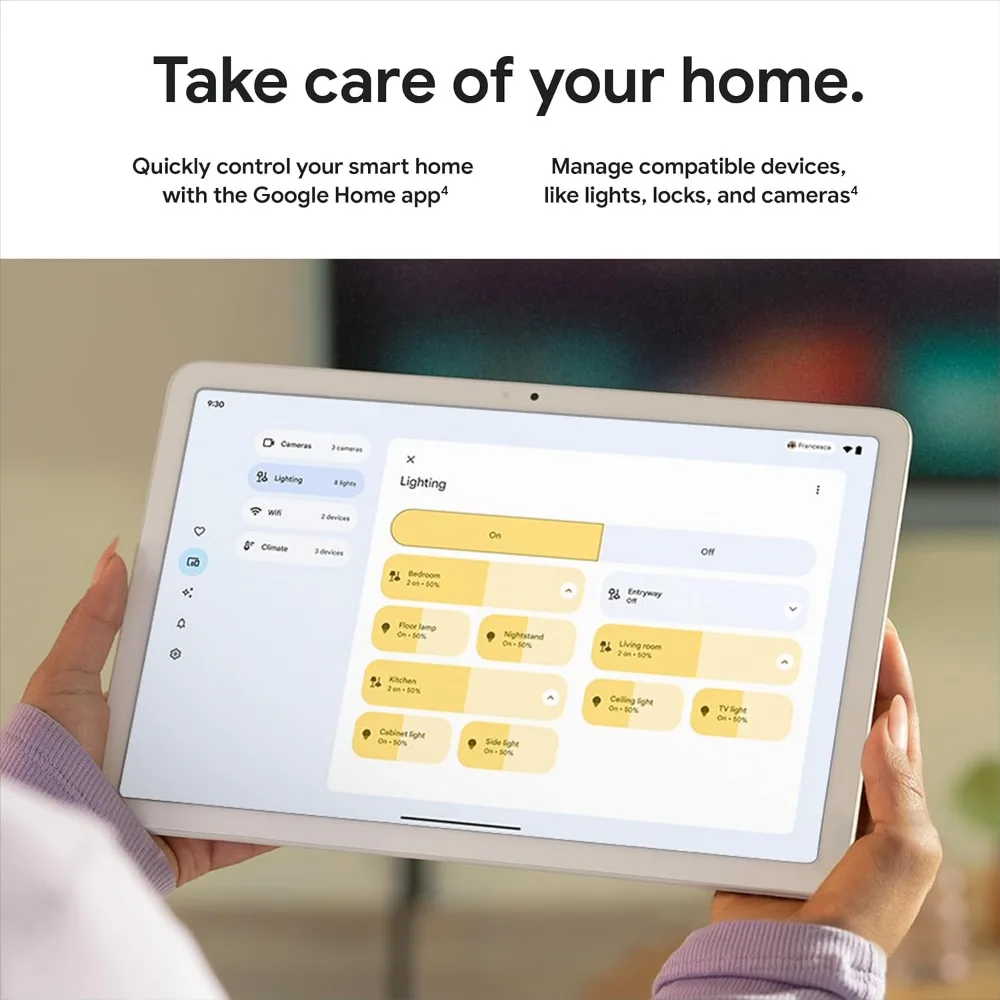 Pixel Tablet - Android Tablet with 11-Inch Screen and Extra-Long Battery Life - Hazel - 8 GB RAM