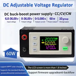 Regulowany regulator napięcia DC CNC Buck Boost Converter 0-36V Moduł zasilania Stałe napięcie Stały prąd Moduł ładowania