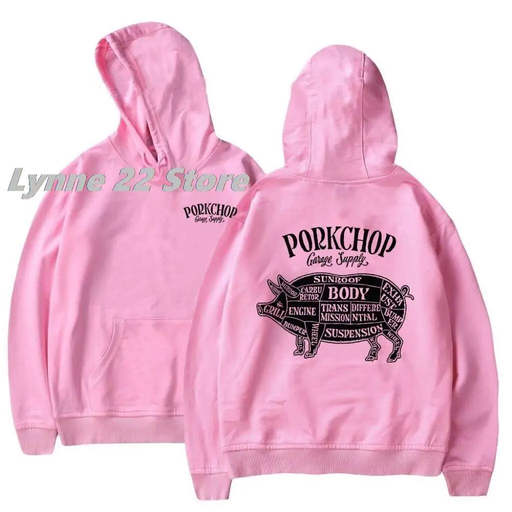 Hoodies for men Porkchop Sweatshirts Rock Roll Spring Ropa Hombre Vintage Motor women Top Hip Hop Kids Cartoon Clothes Sudaderas