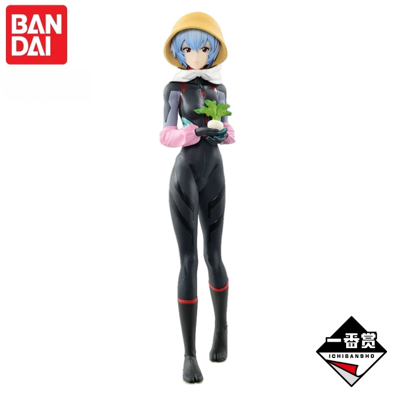 In Stock Bandai Original Neon Genesis Evangelion EVA Shikinami Asuka Rangure Ayanami Rei Figure Garage Collectible Ornaments view 4