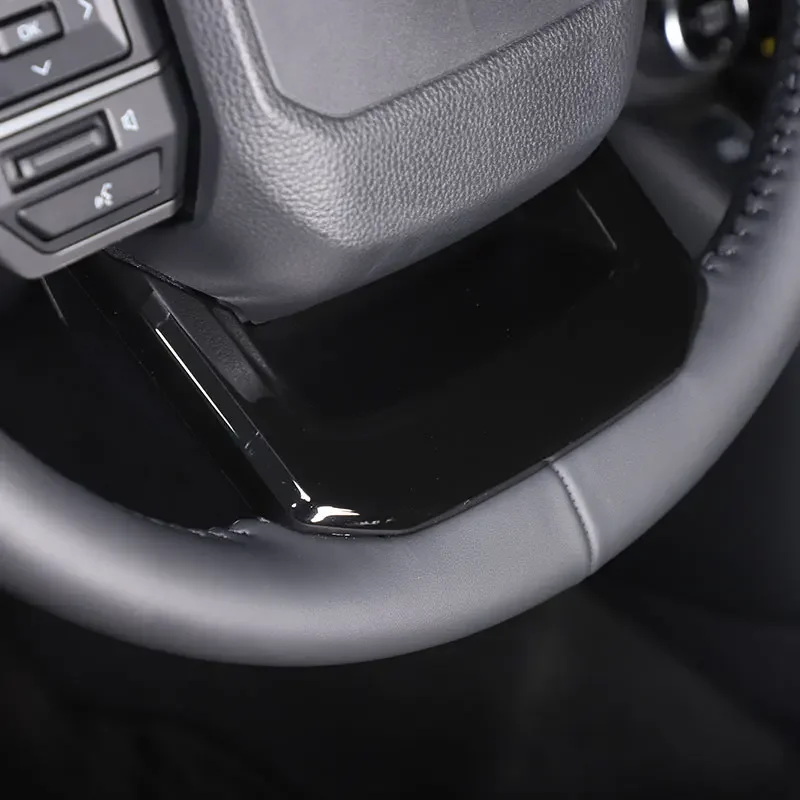 

For Toyota Land Cruiser Prado 250 LC250 2024+ ABS black car styling car steering wheel under decorative sticker car accessories