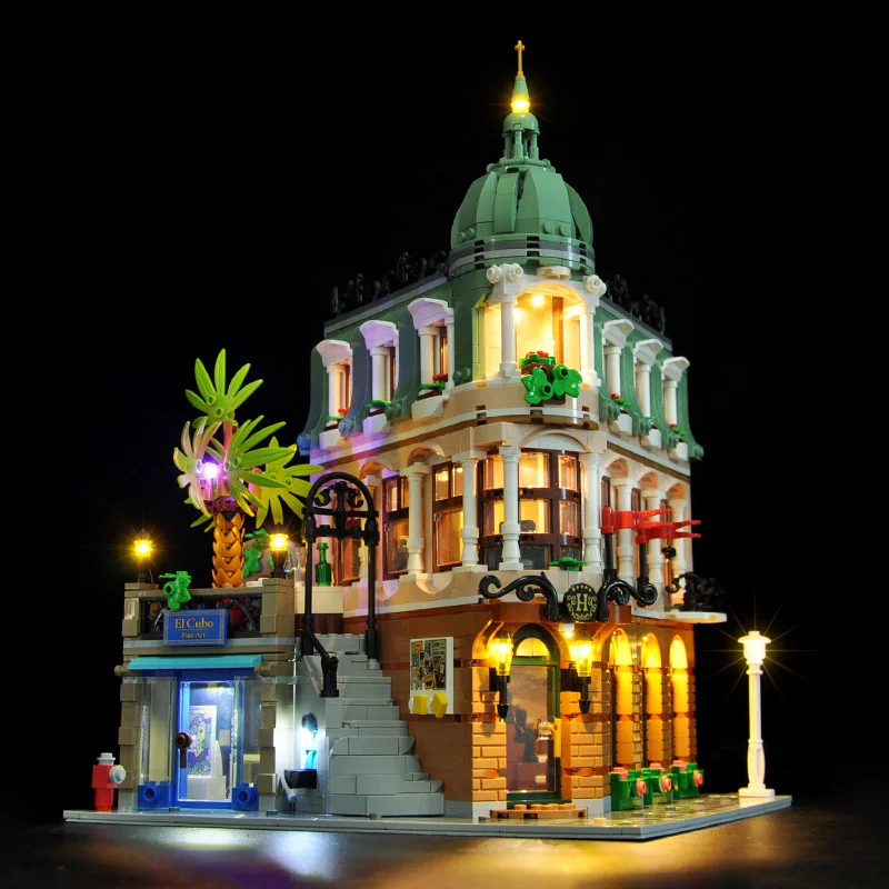 

Комплект светодиодного освещения LYBMTWF для 10297, совместимый с моделью строительных блоков Creator Expert Boutique Hotel, модель не входит в комплект