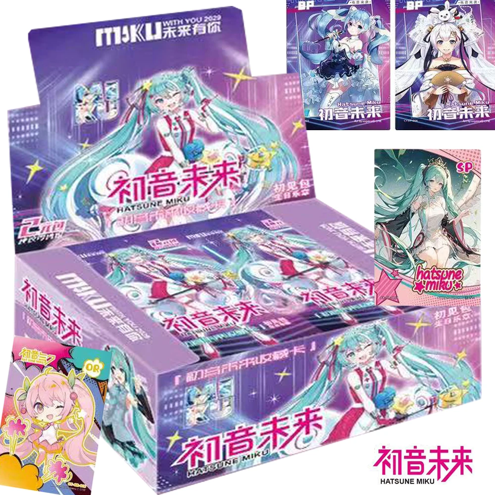 Japanese Hatsune Miku Collection Cards Virtual Singer Idol First Meeting Package Birthday Movement Series Cards Fans Love Gifts