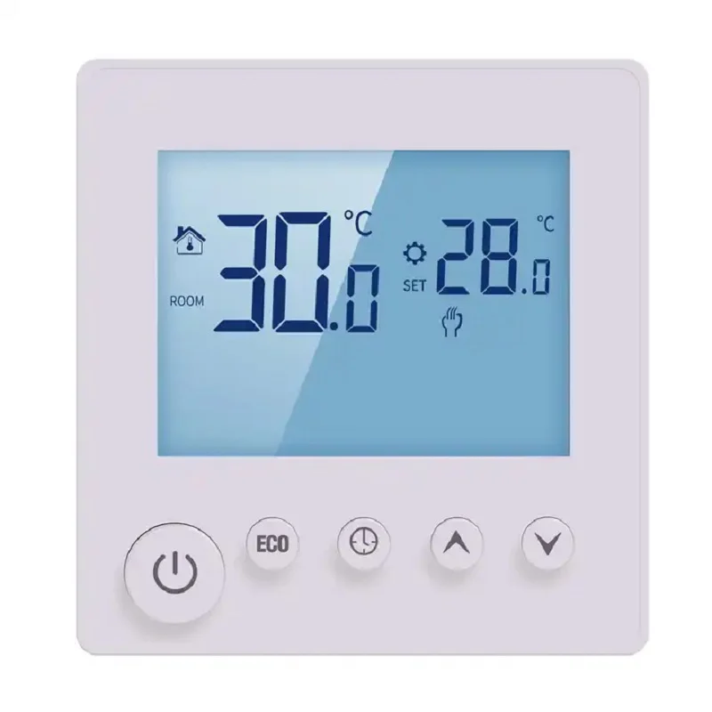 Simple Classic Button Model Room Floor Intelligent Thermostat for Water Heating Electric Heating Thermostat Controller