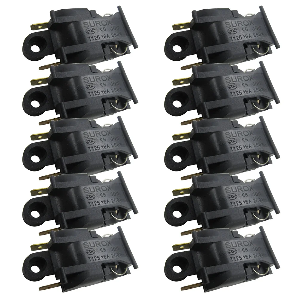 10PCS/set Electric Kettle Switch 250V 2-Pin Kit For Electric Kettle Switch Thermostat Temperature Control Accessories 1.81x0.87\