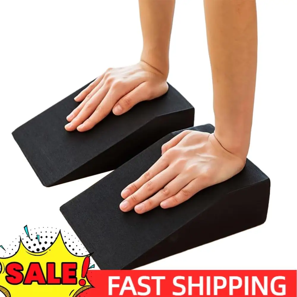 

2 шт. клиновые блоки для йоги, растягивающиеся наклонные доски для йоги, многофункциональные блоки для поднятия икр, нескользящие носилки для икр из ЭВА для занятий спортом и фитнесом