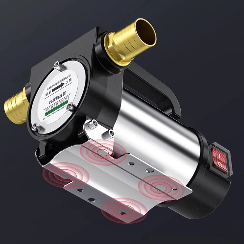 

Электрический насос для вперед и назад, 12 В/24 В/220 В, самовсасывающий насос 50 л/мин, дизельный насос постоянного тока, дозатор топлива 580 Вт