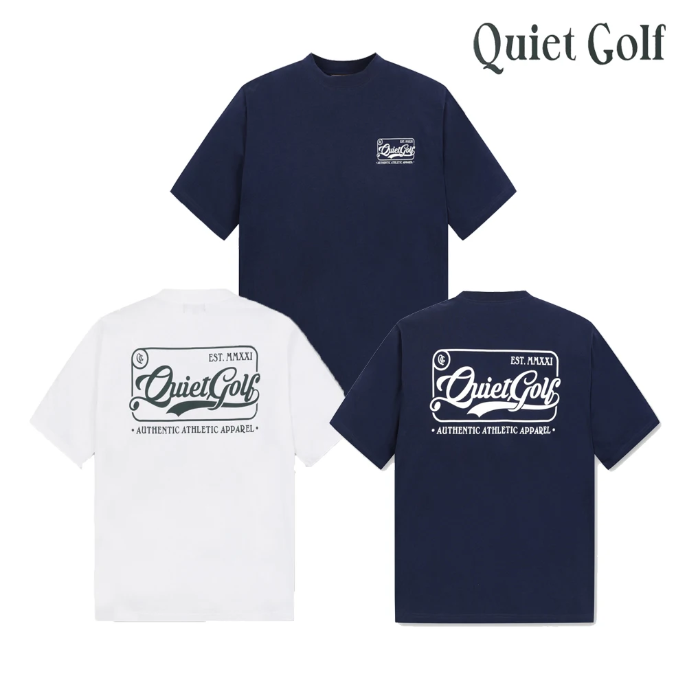 

2024New Summer Cotton Golf T-shirts for Men and Women Breathable Women's Short-sleeved T-shirts Man's Golf Wear BADGE T-SHIRT