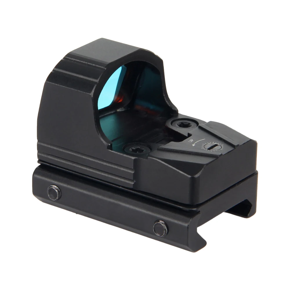 1x25 Red Dot Sight Glock Tactical Optical Riflescope Hunting Reflex Collimator Airsoft Scope for 20mm Rail Mount
