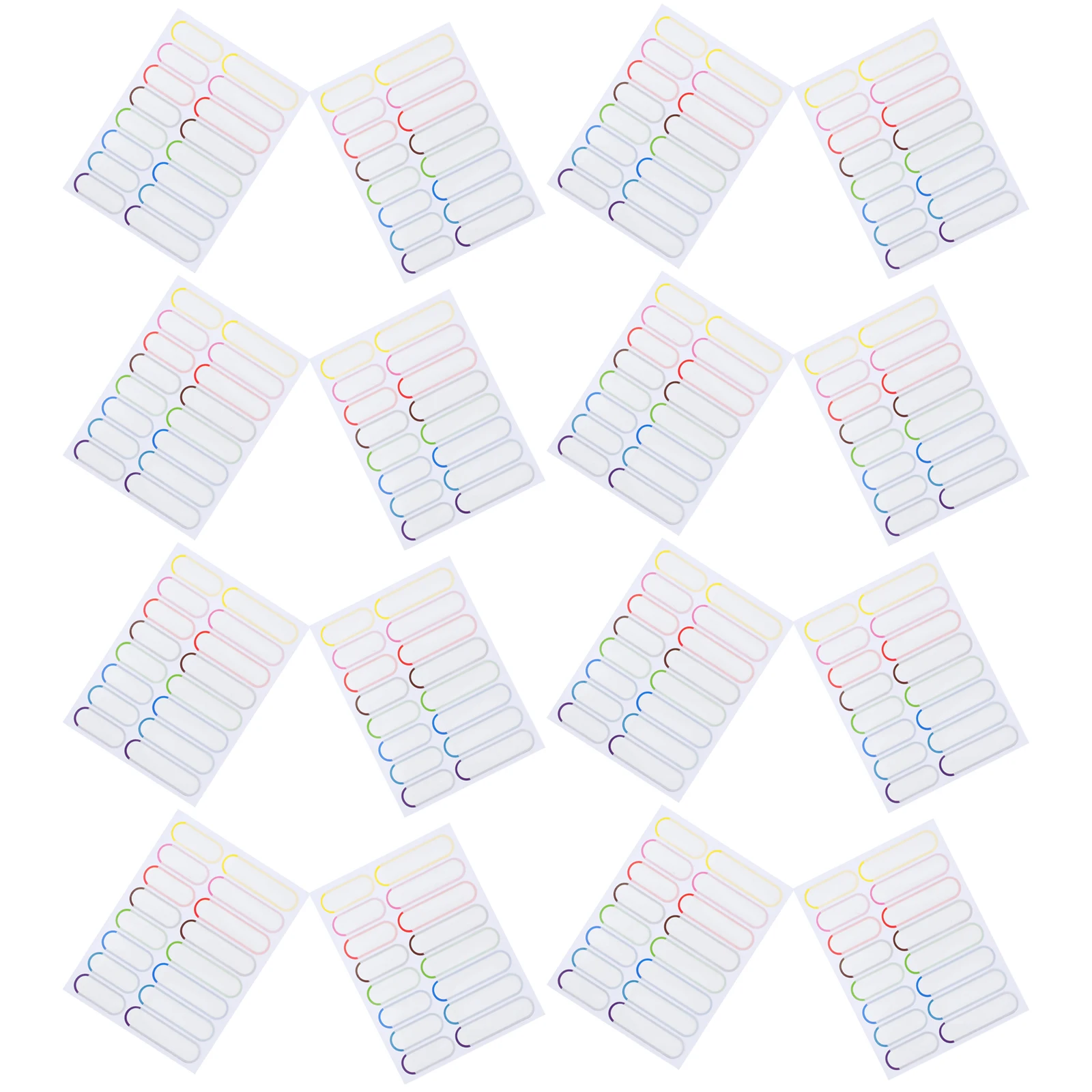 

20 Sheets Waterproof Name Labels For Bottles Cups Containers Daycare School Travel Stick To Glass Plastic Metal Reusable