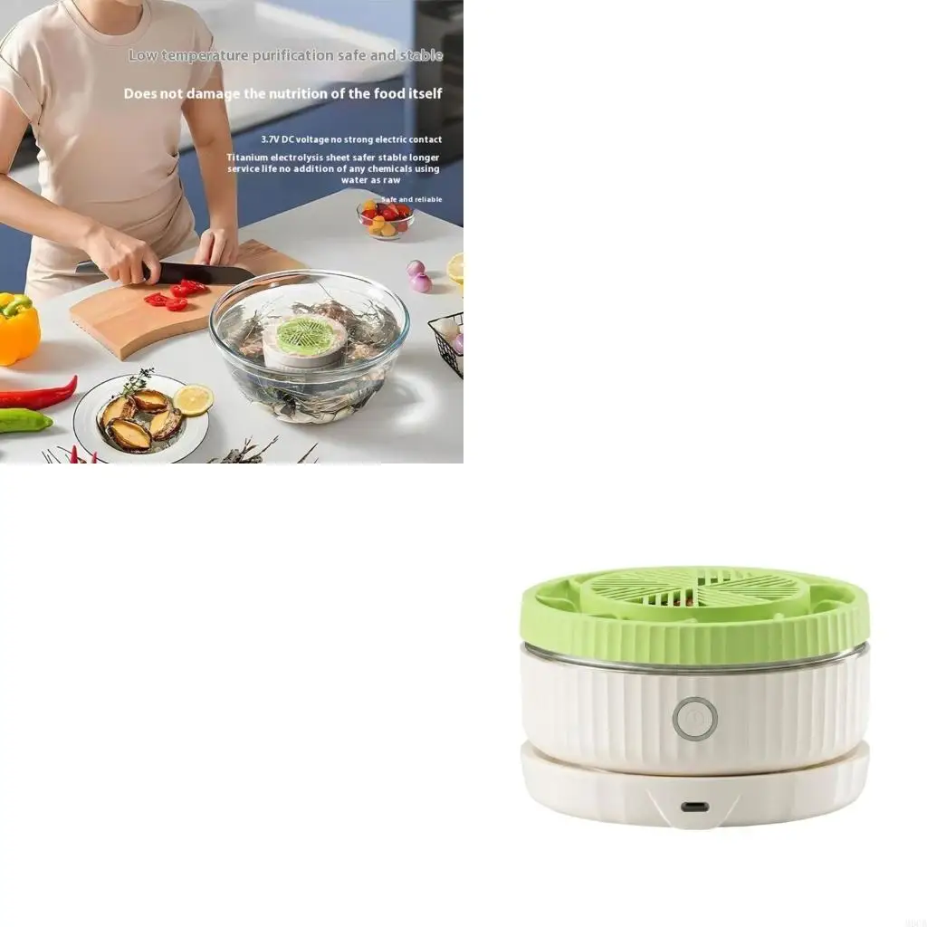 M6CB Household Fruit and Vegetable Cleaner Easy Operation Automatic Rotating Washing Machine for Home Use Easy to Use