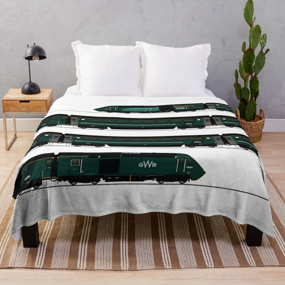 GWR HST INTERCITY 125 Throw Blanket Blankets For Bed Softest Blankets