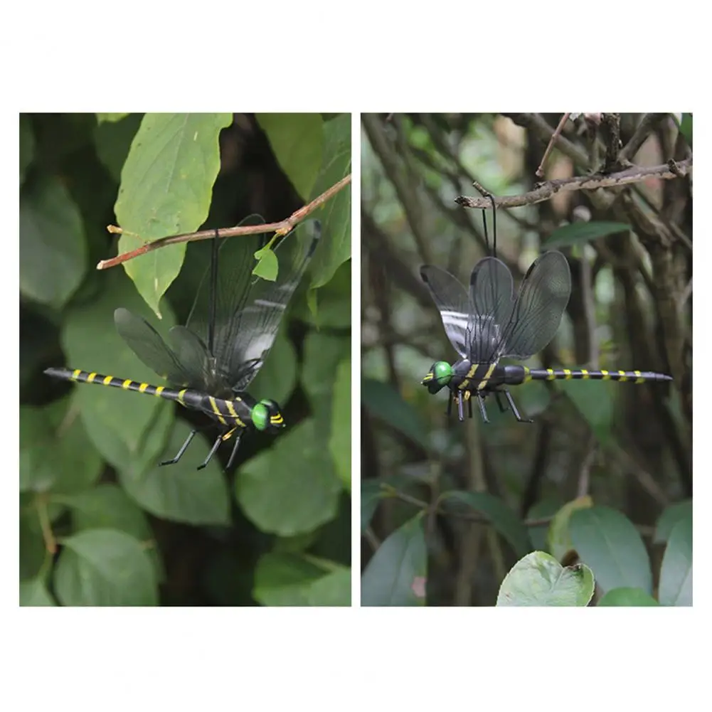 

Natural Deterrent for Gardens 3d Artificial Dragonfly Repellent Outdoor Fake Dragonfly Hanging Ornament Hat Clip for Garden
