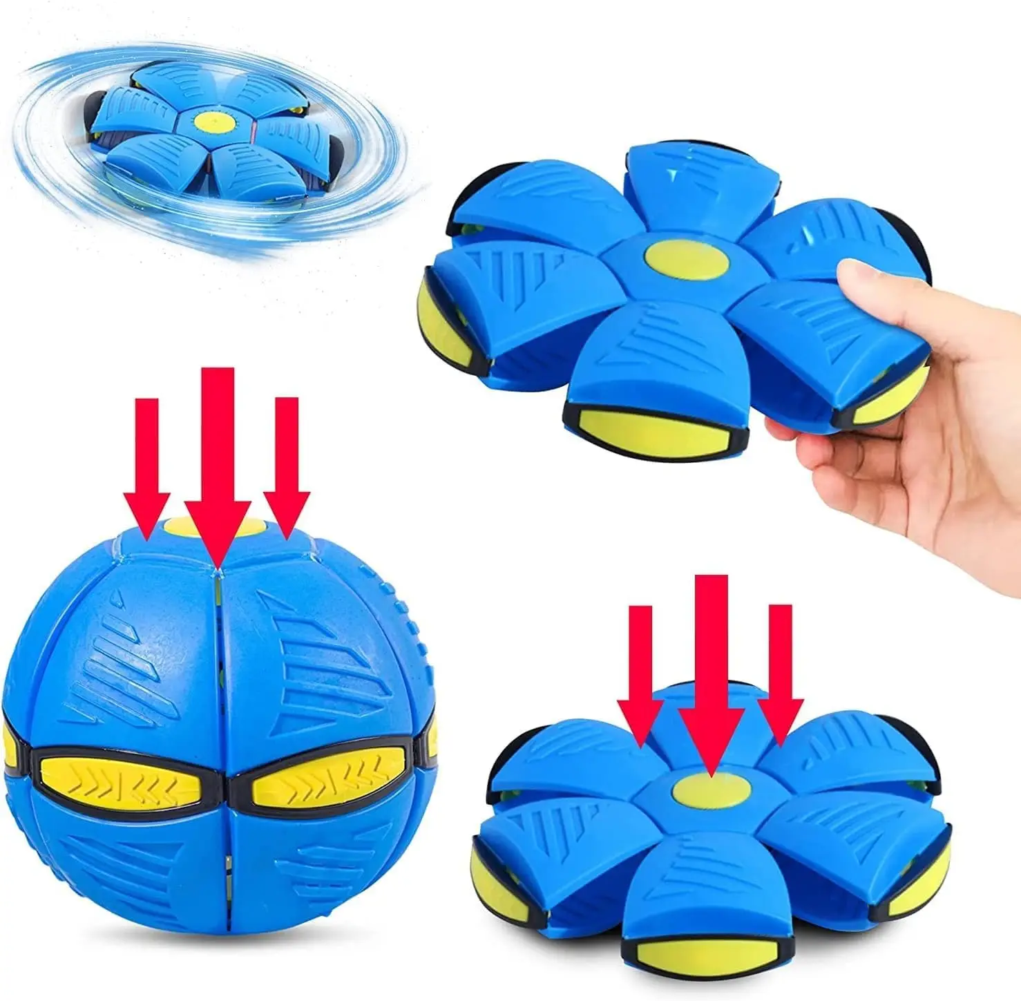 Hondenspeelgoed Vliegende schotel Geschikt voor honden Kauw buitenballen Geschikt voor alle honden Interactieve training voor kinderen