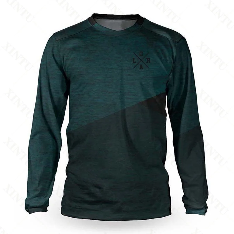 2022 Loose rider Men long sleeve Jersey BMX MTB Mountain Bike Shirt DH motocross sportswear breathable and dry fast