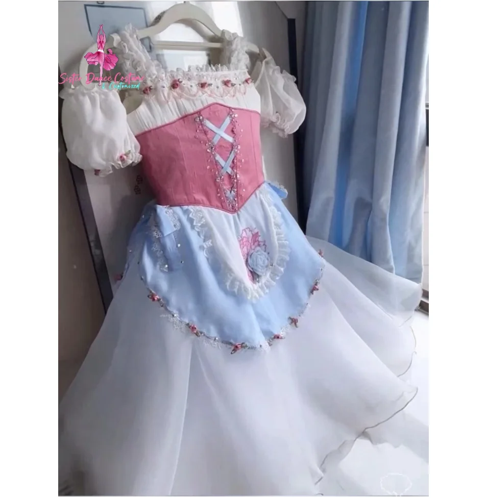 

2024 Giselle can't hold the daughter variation tutu private custom adult children performance competition dress women's costume