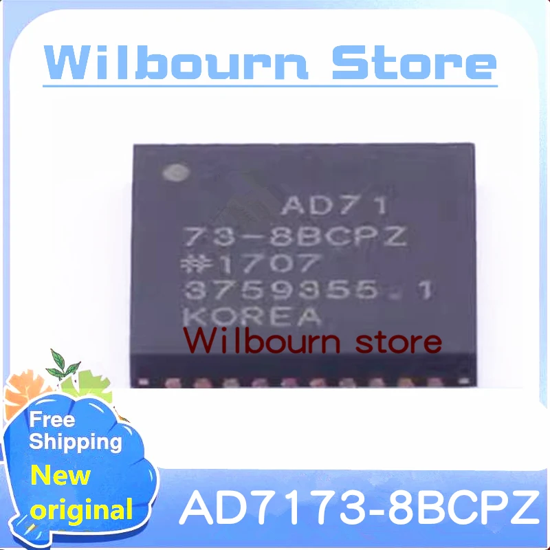 

NEW 2PCS~10PCS/LOT AD7173-8BCPZ AD7173-8BCPZ-RL AD71 73-8BCPZ LFCSP40 Wilbourn Store