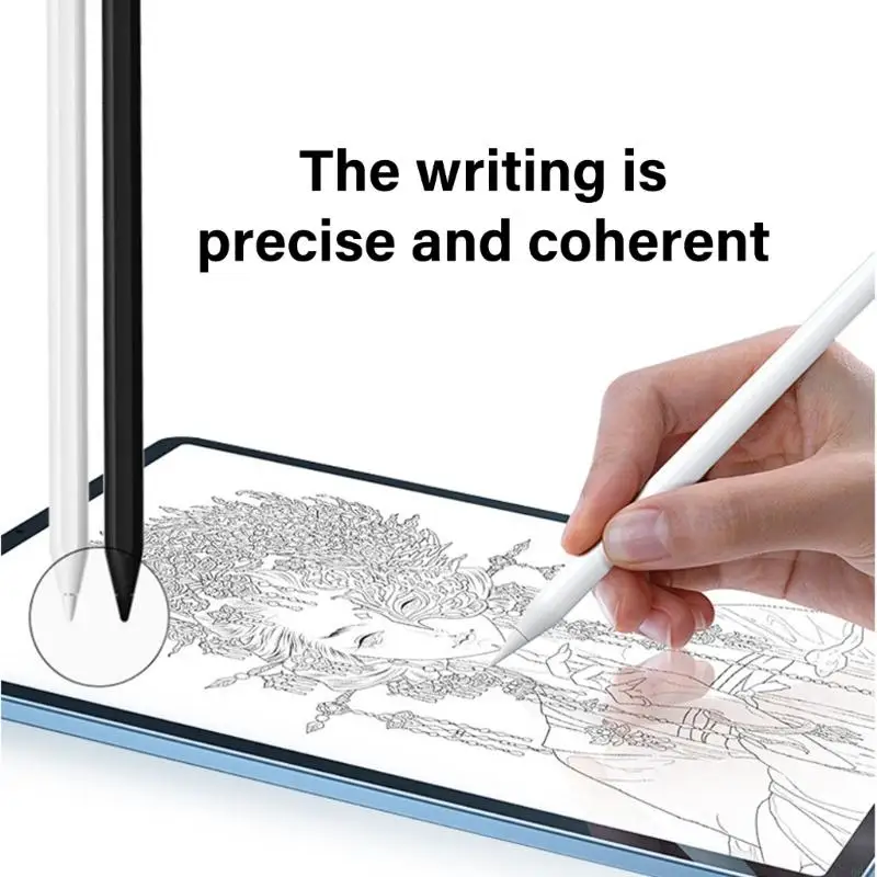 고 응답 성 스타일러스 교체 팁 포커스를위한 스크래치 저항 표면 스크래치 스크래치 표면 스타일러스 패드 매끄럽게 쓰기 경험