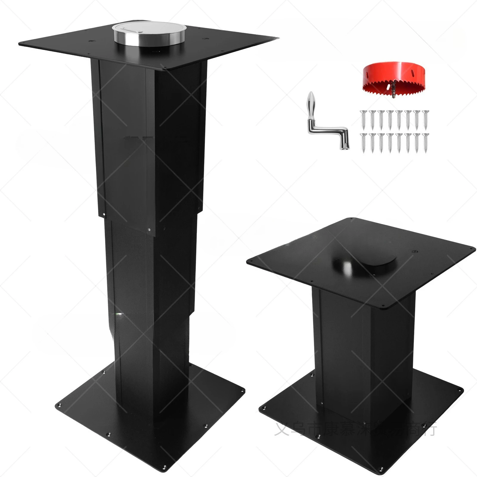 Manual tatami lift black, RV new table legs can be combined bed cross-border household firm hand crank