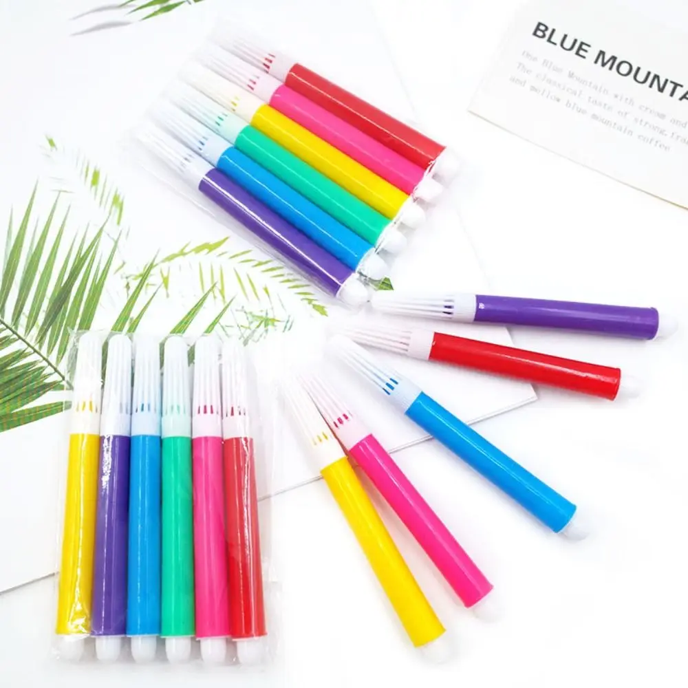 Drawing Set Color Filling Colorful Watercolor Pen Safe Non-toxic Coloring Markers Friendly Drawing Toy Children