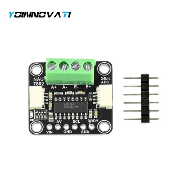 1PCS 3PCS NAU7802 24-Bit ADC Module - Compatible with STEMMA QT/Qwiic for Precision Data Conversion and Pressure Measurement