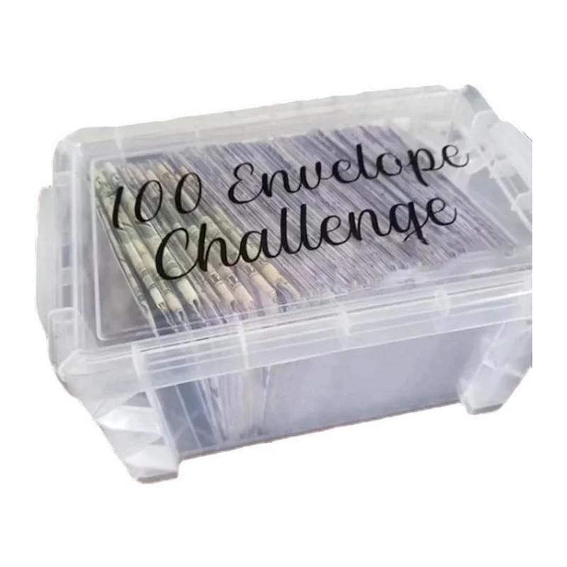 100 Envelope Challenge Box Set Easy and Fun Way to Save 10,000, 100 Envelopes Money Saving Challenge Box