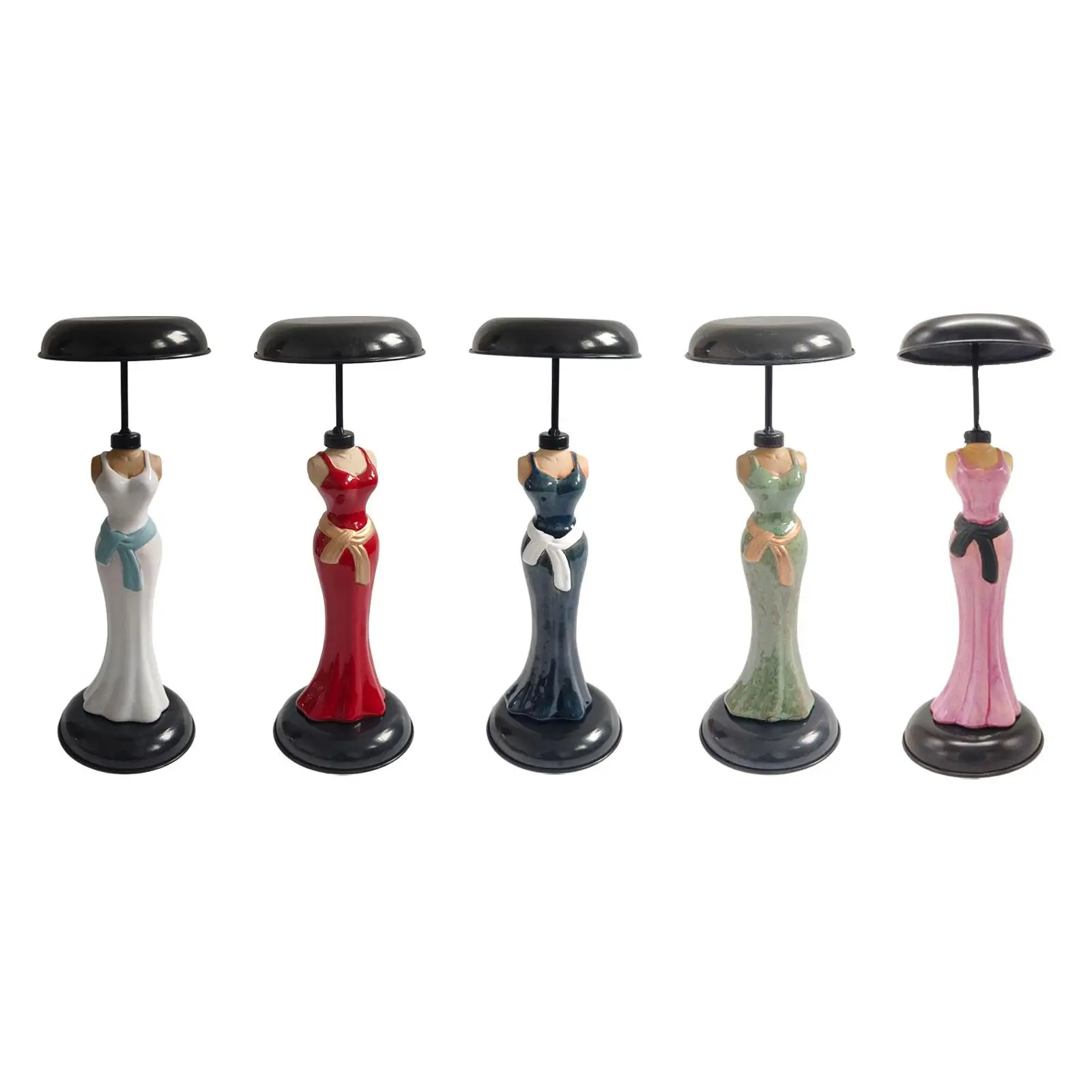 Hat Holder Mannequin Model Cap Holder Desktop Metal Manikin Organizer Lady Body Storage Freestanding Wig Display Rack Hat Stand