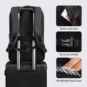 Mark-Waterproof business business for men, travel laptop backpack, USB loading, fit 17 12 Main Sales Tech Backpack - №2