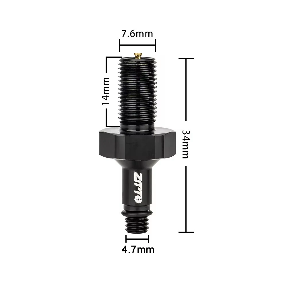 ZTTO Fahrrad Hinten Schock Luftpumpe Ventil Adapter Werkzeug Aluminium legierung MTB Suspension Luft Ventile Adapter Für Rockshox Monarch MARZOC – Detail 2