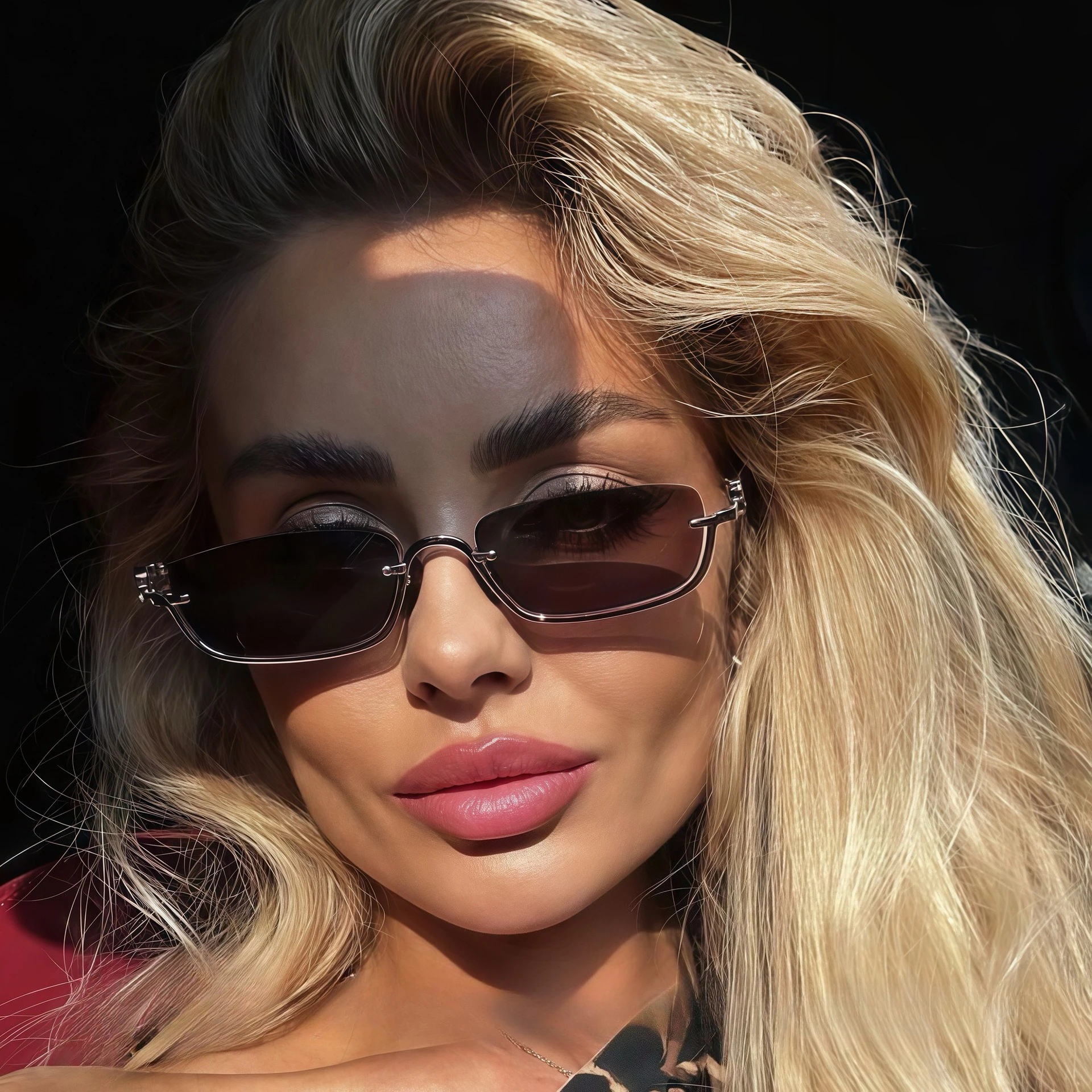 

Ins Fashion Rimless High-grade Sunglasses Summer Square Frame Sun Glasses Most Popular Outdoor Sports Gift MJ0657