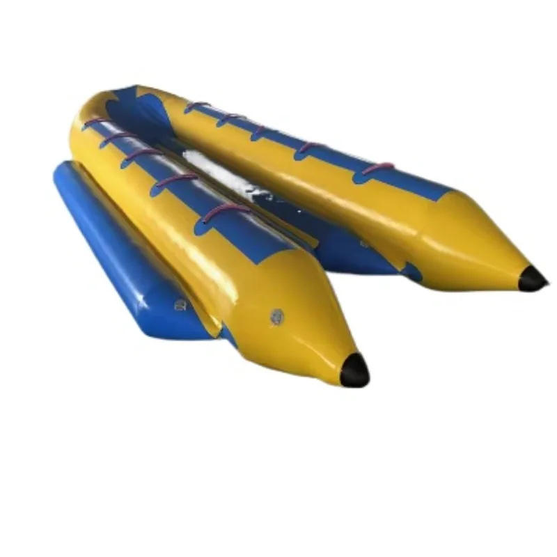 Snow towing inflatable thickened bottom U-shaped banana boat snow boat