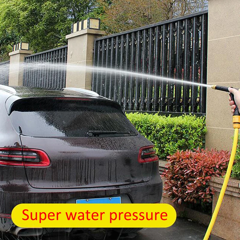 Adjustable High Pressure Cleaning Gun Car High Pressure Car Washing Hose Water Gun Garden Watering Universal Car Washing Kit