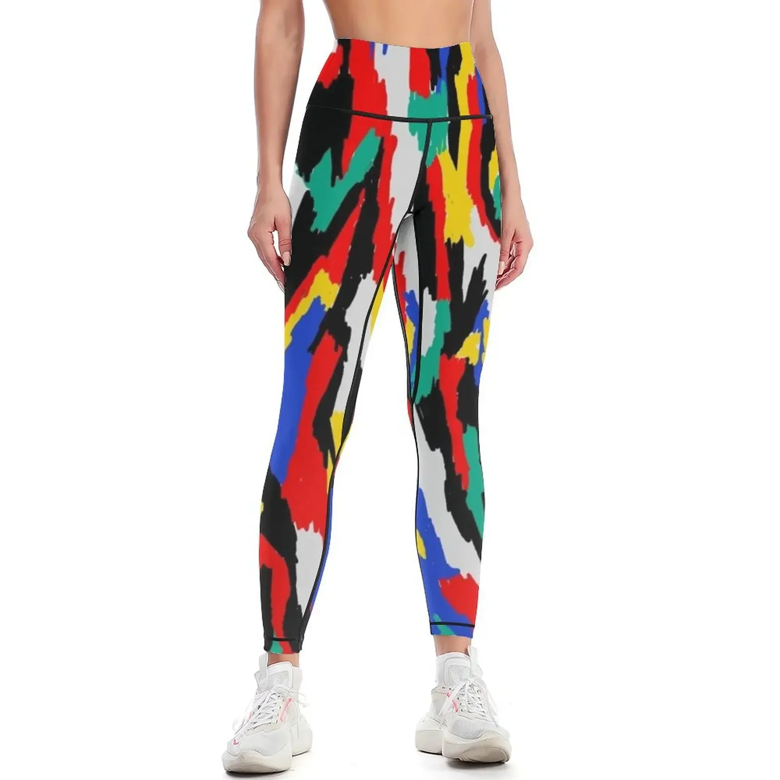 

BAUHAUS CAMOUFLAGE Leggings sporty woman gym Women's gym Fitness clothing active wear Womens Leggings