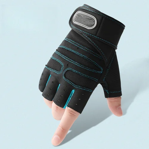 Imagen 2 del producto Guantes de gimnasio, guantes de levantamiento de pesas para Fitness, entrenamiento de culturismo, ejercicio deportivo, deporte de ciclismo, guantes de entrenamiento para hombres y mujeres M/L/XL