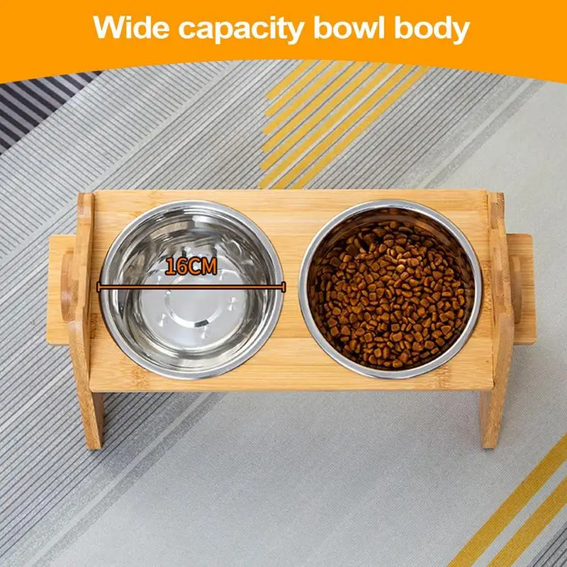 

Raised Dog Bowl Portable Adjustable Dog Bowl Stand Multifunctional Pet Dishes For Cats Mountaineering Travel Camping
