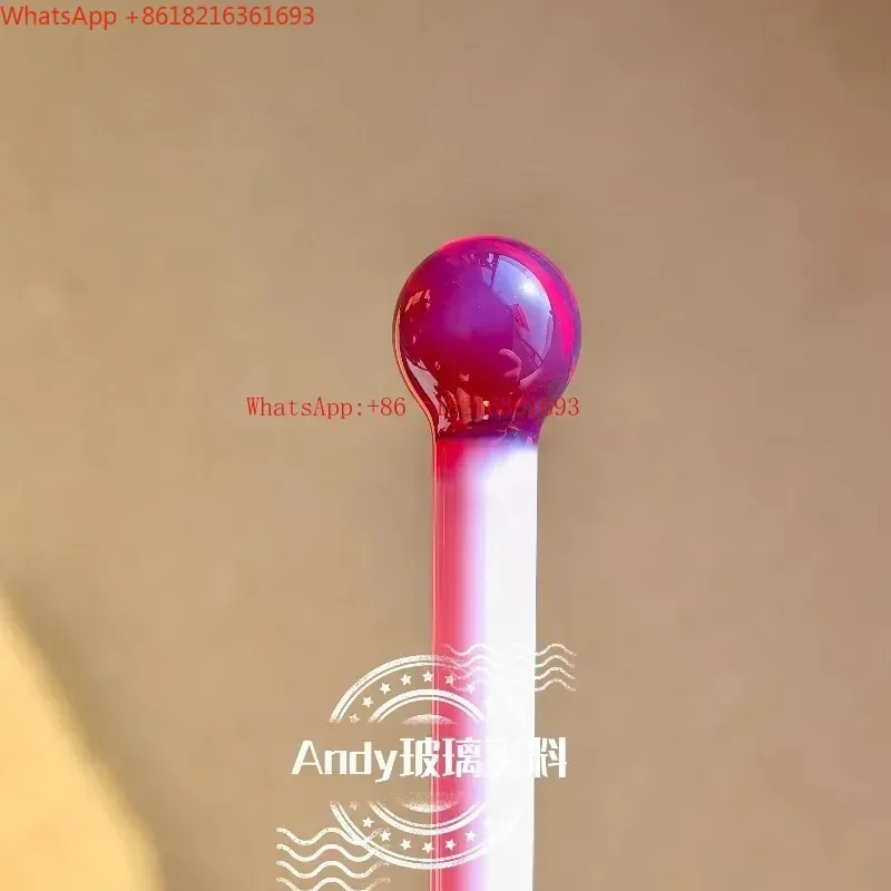Limited Offer   Exp41 540 Rose Red Protein Rod Glass Lamp Working Rod Colored High Borosilicate Glass Hard Material