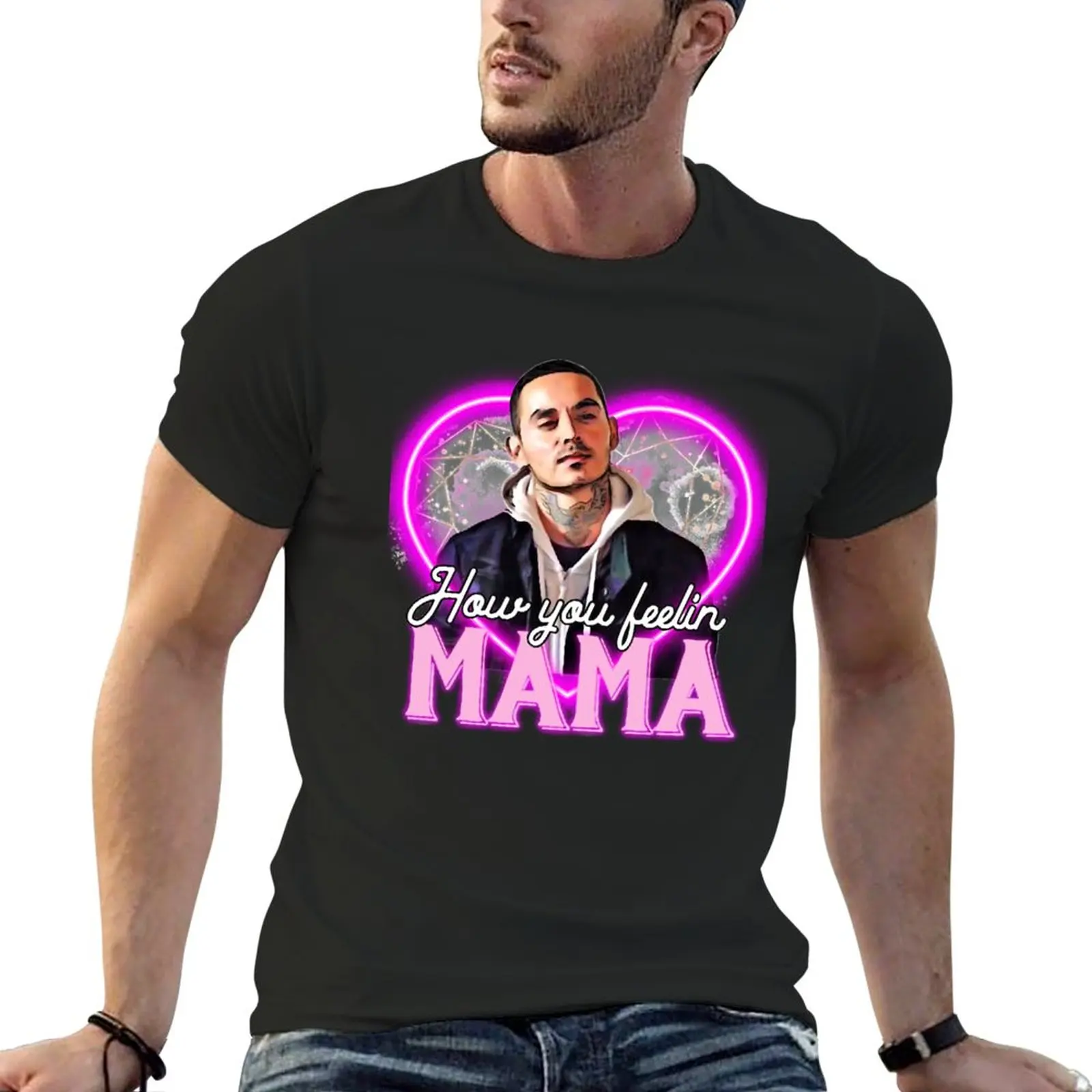 Good Girls Rio, Hey Mama How You Feelin Fitted T-Shirt vintage clothes funny t shirts Short sleeve tshirts for men