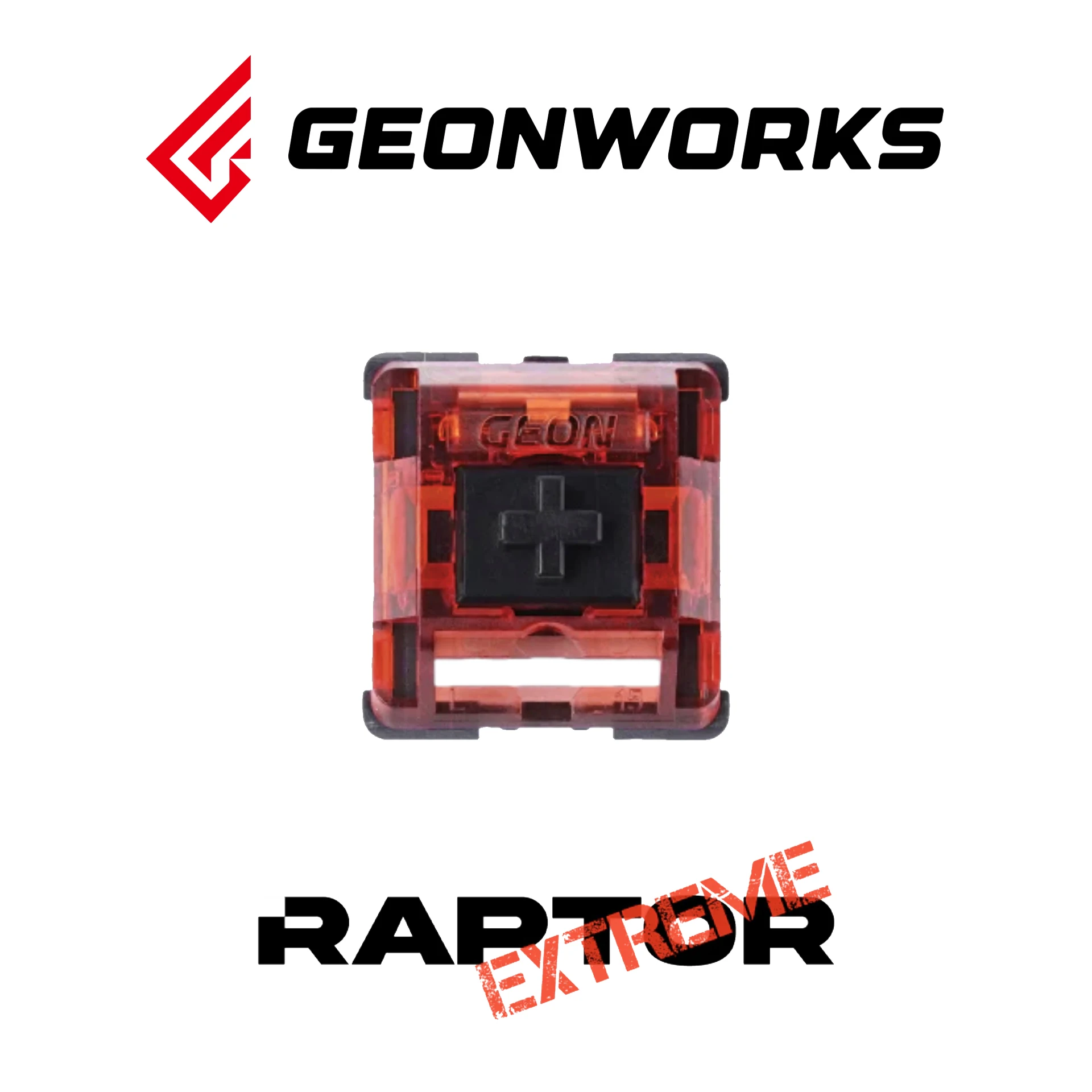 Geonworks-Raptor Mx Extreme Gaming Switch, Quick Gatilho Eixo Switch, 45g Interruptor Linear Mecânica, Acessório Presente