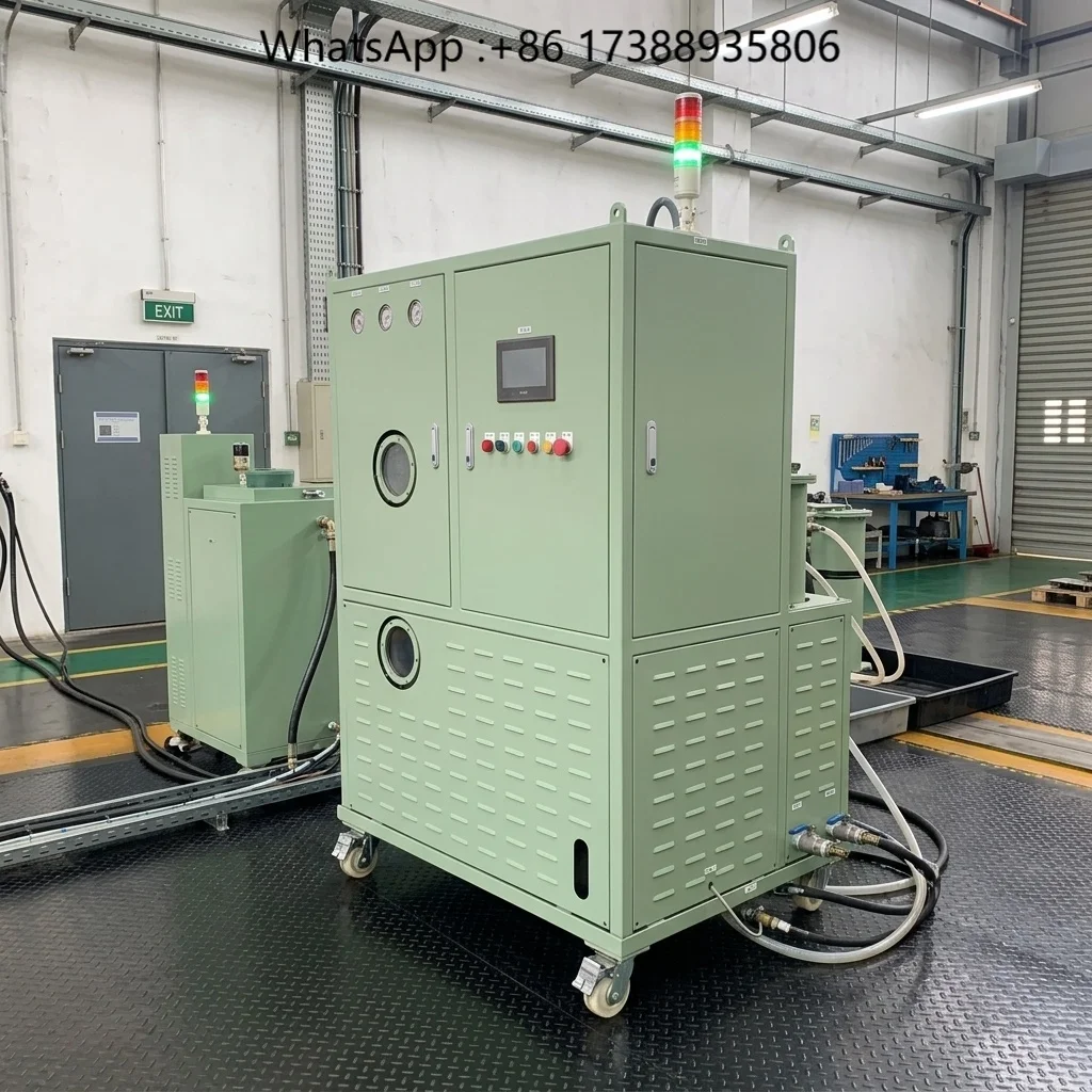 Industrial Vacuum Oil Dehydration Machine Hydraulic Oil Water Separator High Flow Rate